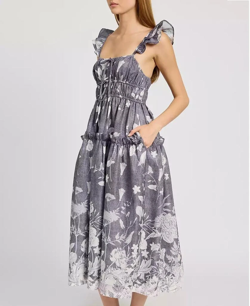 En Saison Women's Sydney Floral-Print Midi Dress 4