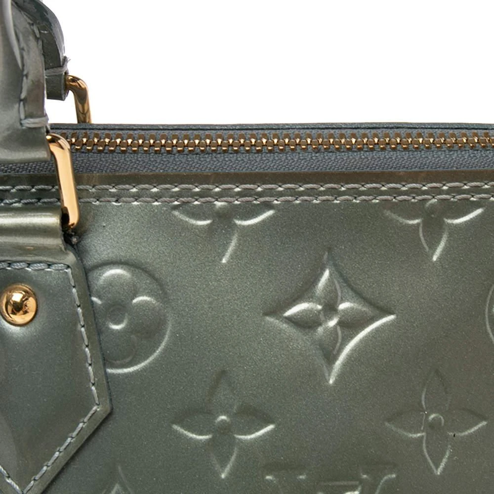 Louis Vuitton Louis Vuitton Givre Monogram Vernis Alma GM Bag 5