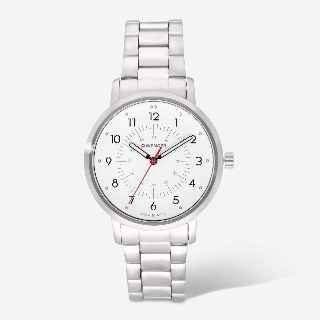 Wenger Swiss Army Ladies 01.1621.110 Avenue White Dial Watch 35 mm