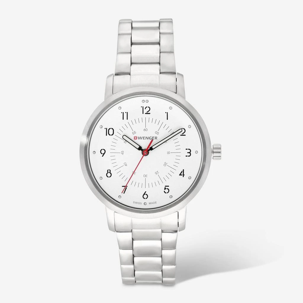 Wenger Swiss Army Ladies 01.1621.110 Avenue White Dial Watch 35 mm 1
