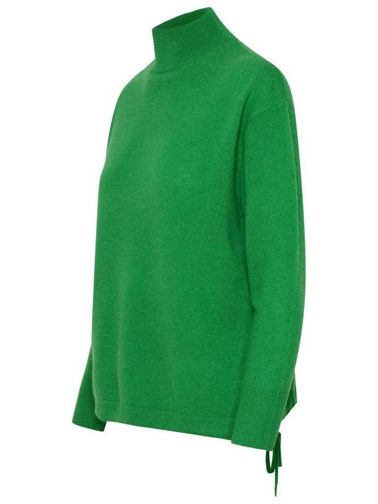 360 Cashmere 360 Cashmere Goldie Green Cashmere Turtleneck Sweater 2