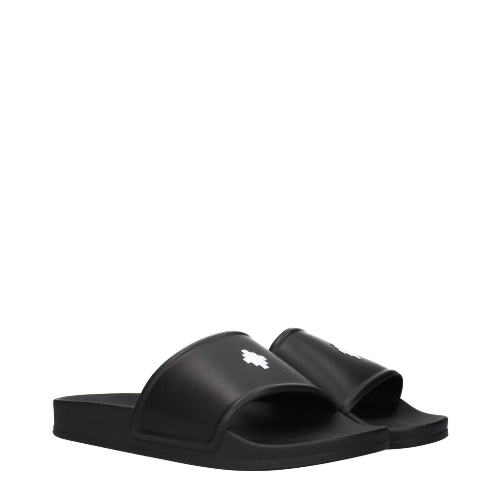 Marcelo Burlon Marcelo Burlon Black Cotton Slippers