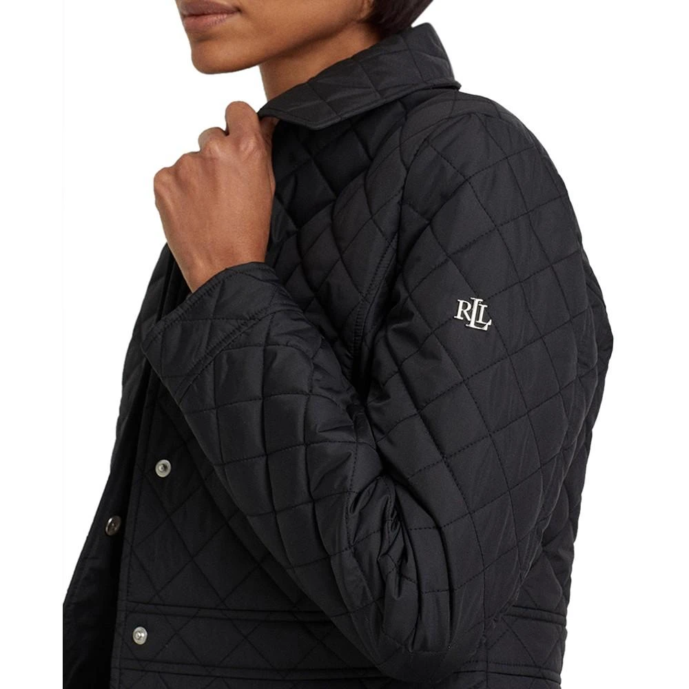 Ralph Lauren Petite Quilted Peplum Coat 4