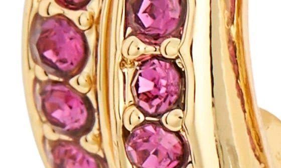 Kurt Geiger Pavé Crystal Triple Huggie Hoop Earrings 3