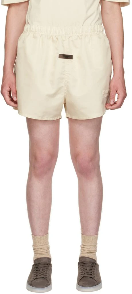 Fear of God ESSENTIALS Off-White Nylon Shorts 1