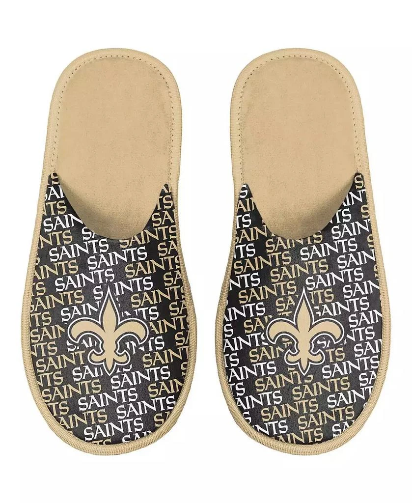 FOCO Youth Boys and Girls New Orleans Saints Team Scuff Slippers