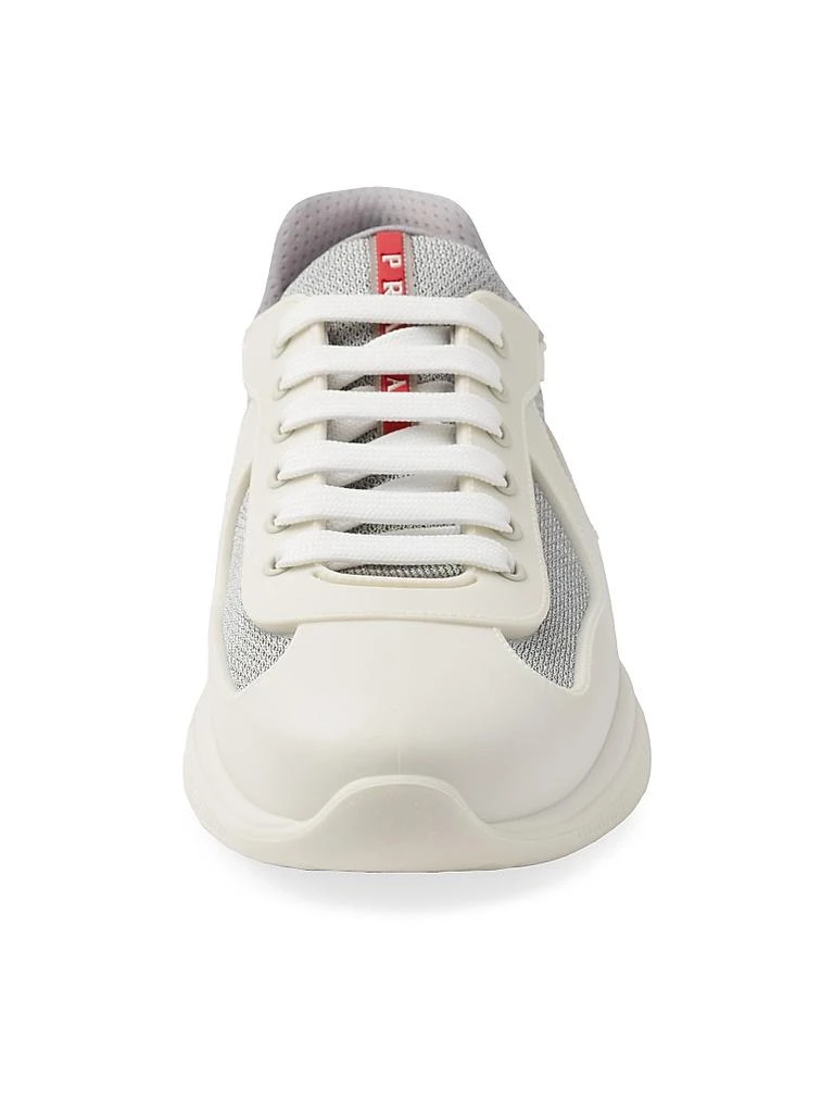 Prada Men's America's Cup Soft Rubber and Bike Fabric Sneakers 4