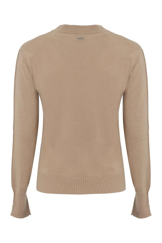 Boss Hugo Boss Boss X Ftc Crewneck Ribbed Knit Jumper Brown L 