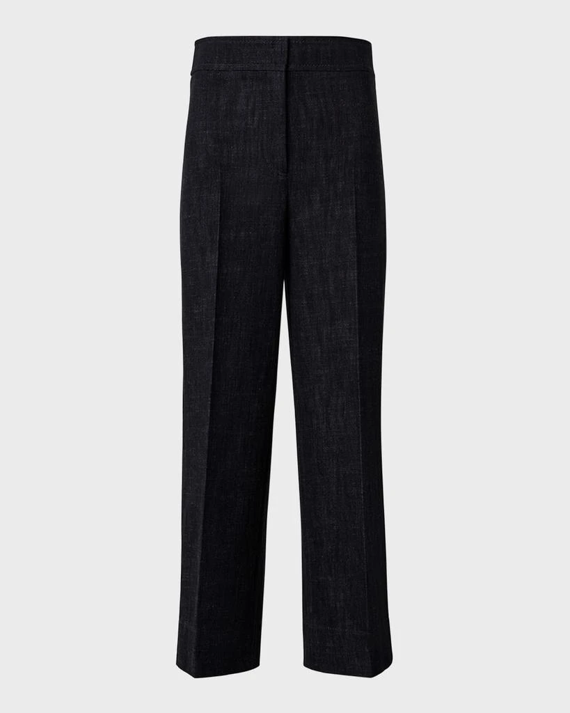 Akris Chieko Winter Denim Straight-Leg Ankle Pants 1