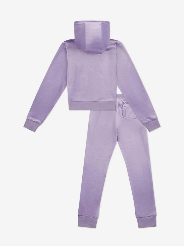 Juicy Couture Juicy Couture Girls Diamante Logo Tracksuit in Purple 2