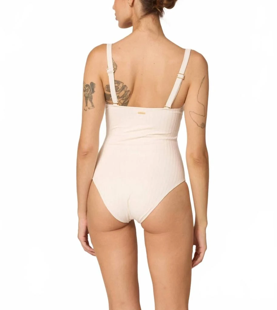 Cleobella Monica One Piece Swimsuit In White 4
