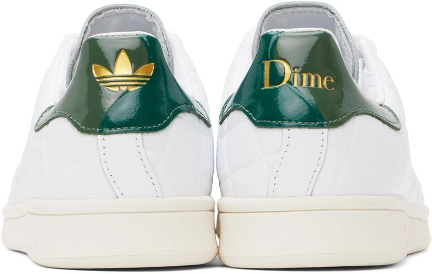 Dime White & Khaki adidas Originals Edition Stan Smith Sneakers 2