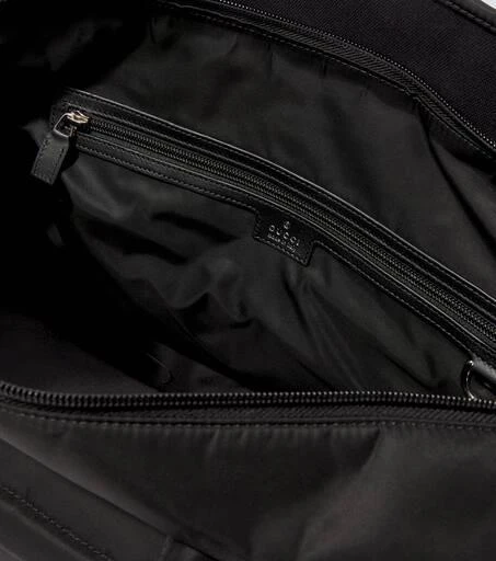 Gucci Web Stripe Medium logo duffel bag 4