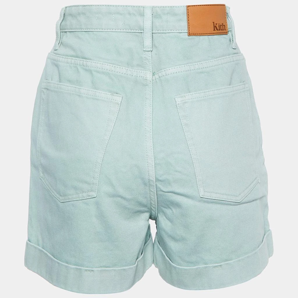 Kith Kith Light Green Denim Diana Cuffed Shorts S 2