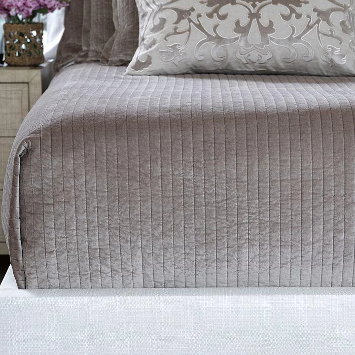 Lili Alessandra Aria Quilted Coverlet, King 4