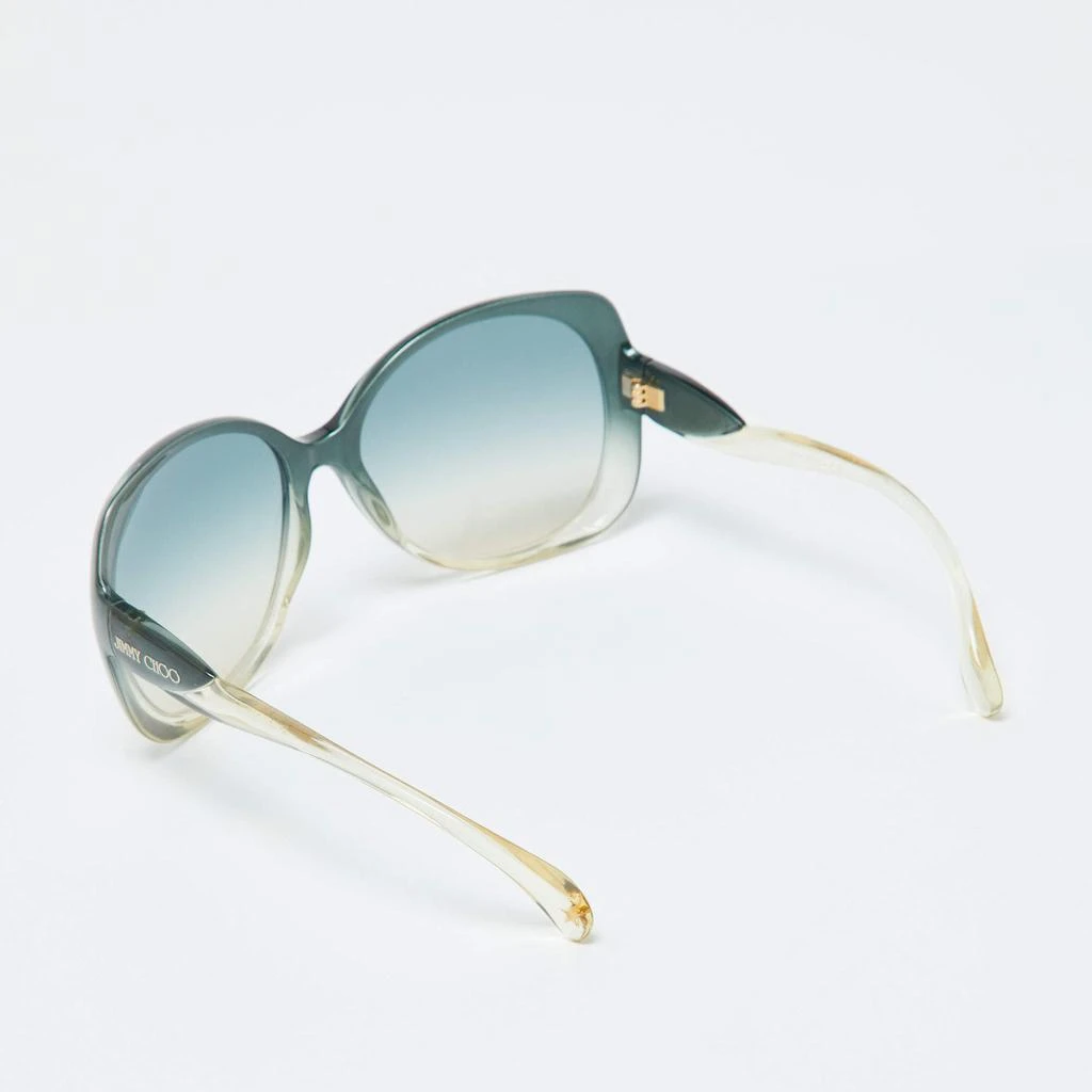 Jimmy Choo Jimmy Choo Green/Green Gradient Dahlia/S Oversized Sunglasses 2