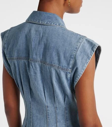 VERONICA BEARD Ruben denim midi dress 6