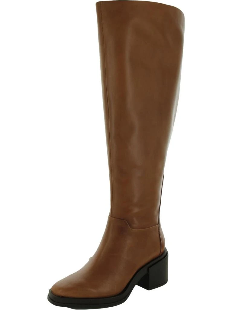Franco Sarto Dorica   Womens Leather Wide Calf Over-The-Knee Boots 1