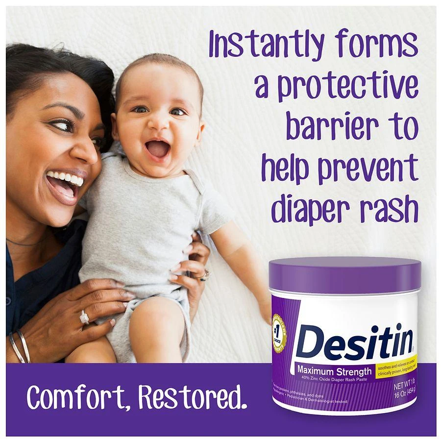 Desitin Maximum Strength Diaper Rash Cream With Zinc Oxide 7