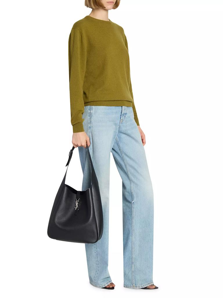 Yves Saint Laurent Le 5 7 Supple Large in Grained Leather