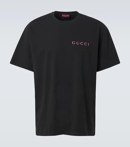 Gucci Logo cotton jersey T-shirt 1