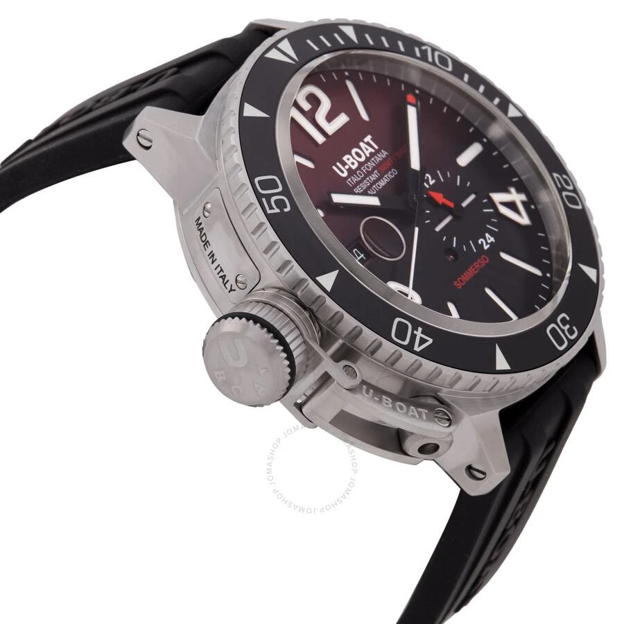 U-Boat Sommerso Automatic Red Dial Men's Watch 9521 2