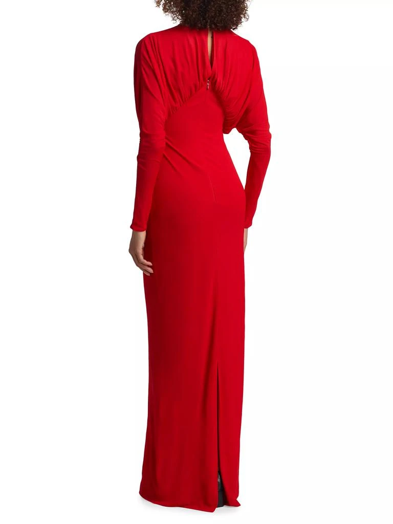 16Arlington Vernest Gathered Long Sleeve Gown 5