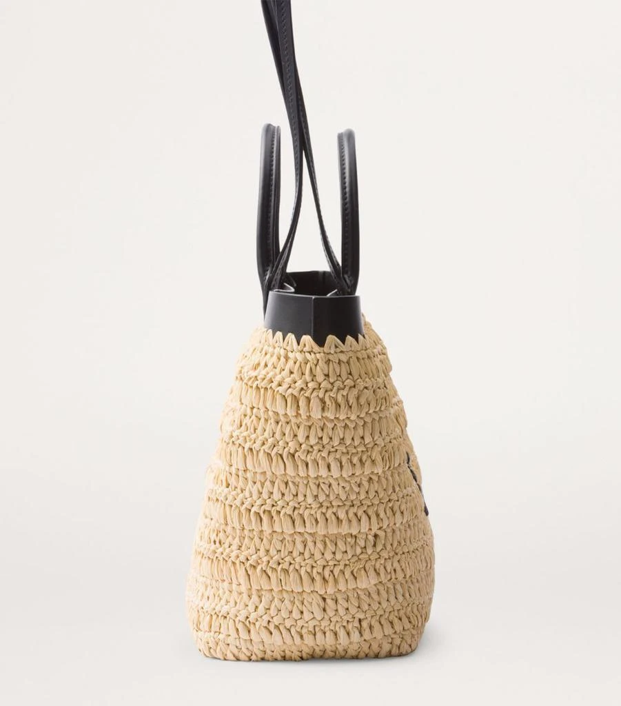 Prada Small Woven Tote Bag 4