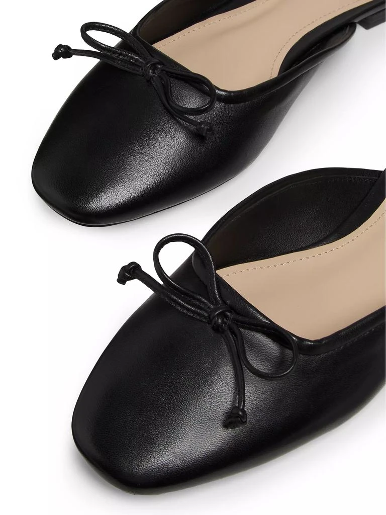 22élevé Bow-Embellished Leather Ballet Mules 5