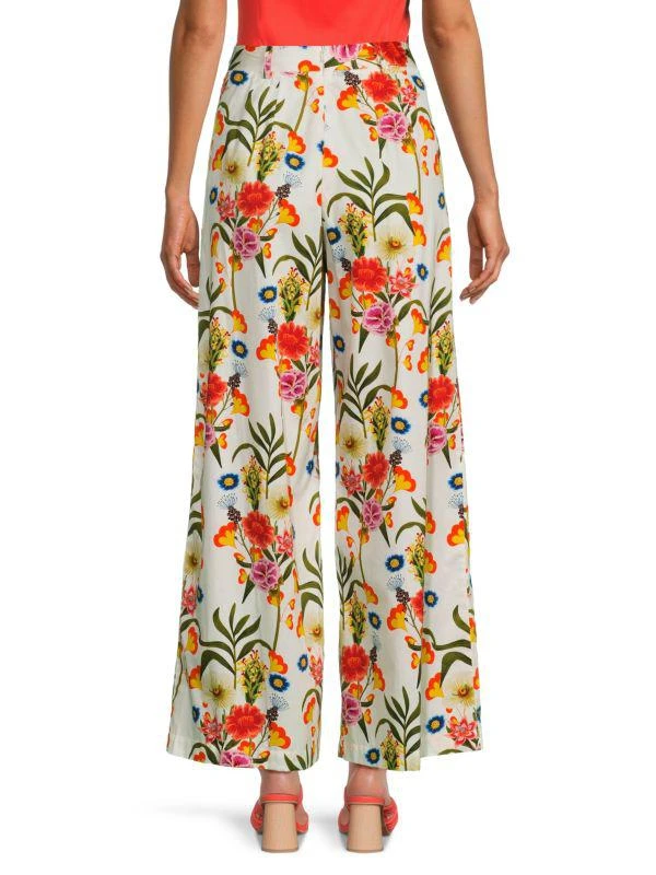 Borgo de Nor Melia Floral Wide Leg Pants 2