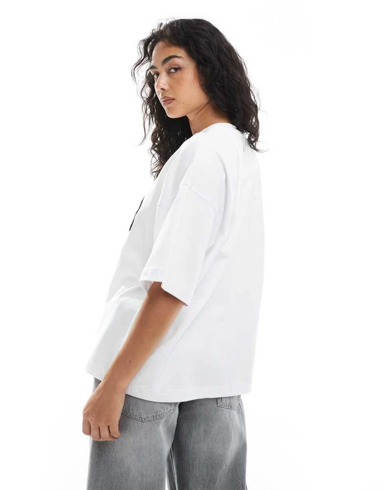 4th & Reckless 4th & Reckless oversized Paris logo t-shirt in white 3