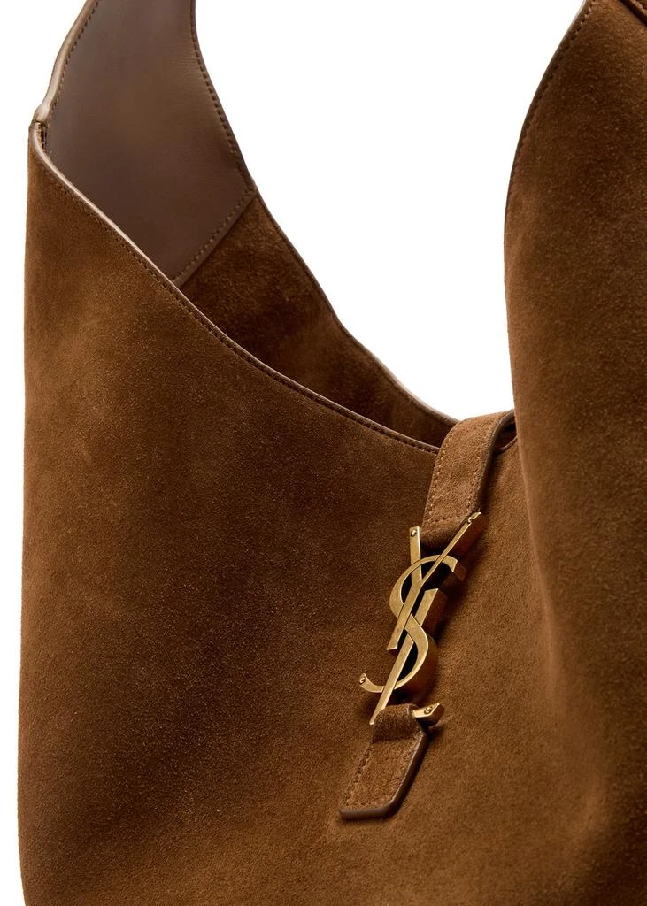 Yves Saint Laurent Le 5 à 7 Hobo suede bucket bag 3