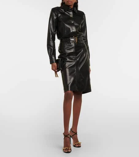 Tom Ford Leather shirt 2