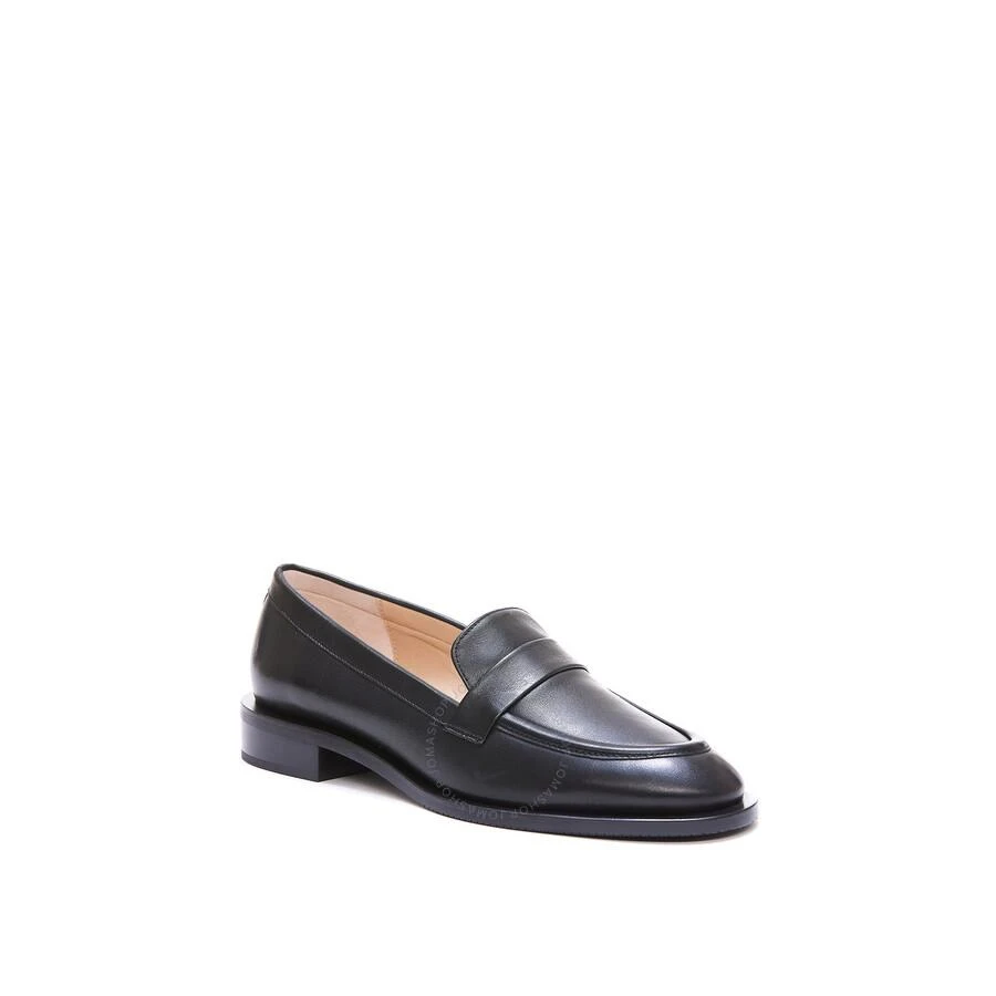 Stuart Weitzman Black Palmer Sleek Nappa Loafers 2