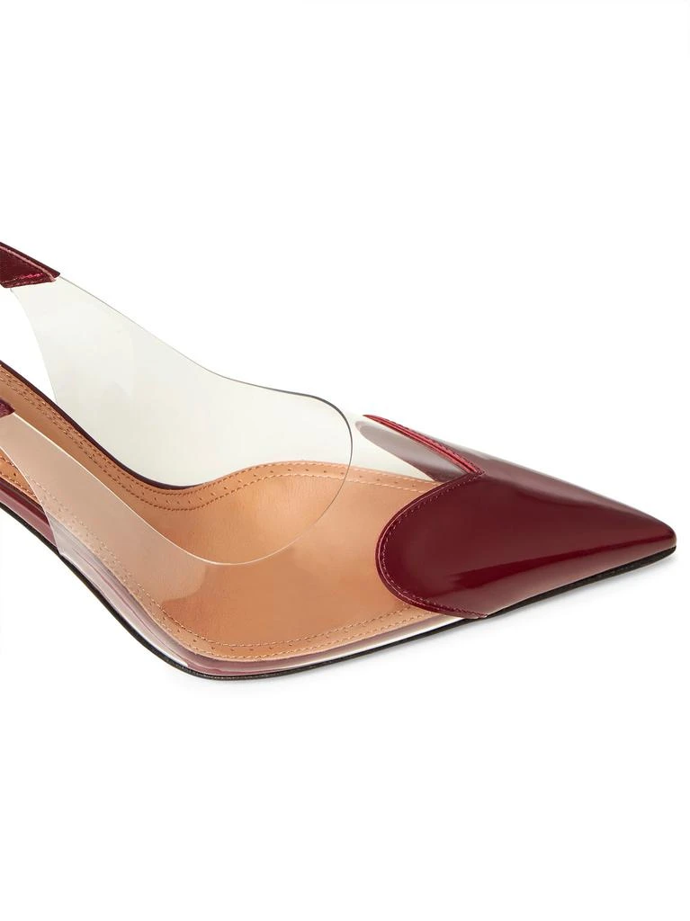 Alaia Burgundy Le C Ur Slingback Pumps 4