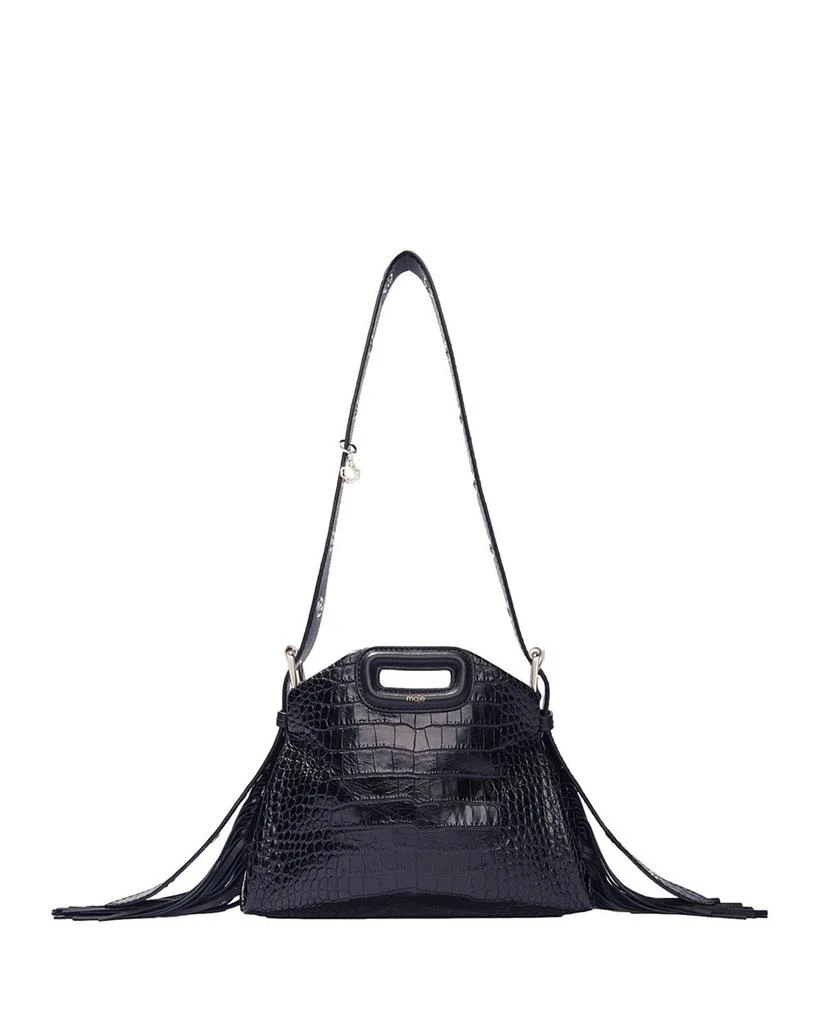 Maje Miss M Mini Embossed Leather Bag 1