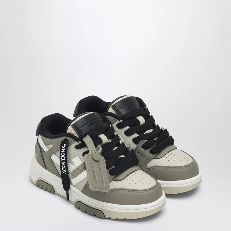 Off-White Out Of Office olive green/beige sneaker 2