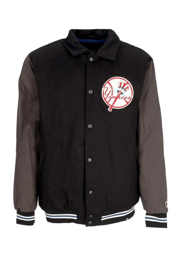 47 Brand Coach Jacket Men's Mlb Tournament Jacket Neyyan Jet Black 1