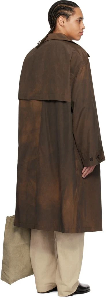 colbo Brown Washed Trench Coat 3