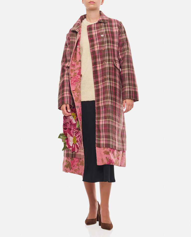 PÉRO Embroidered Double Breasted Coat