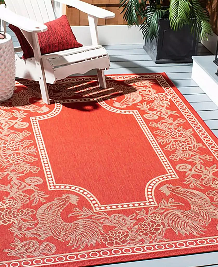 Safavieh Courtyard Red and Natural Sisal Weave Area Rug Collection 2