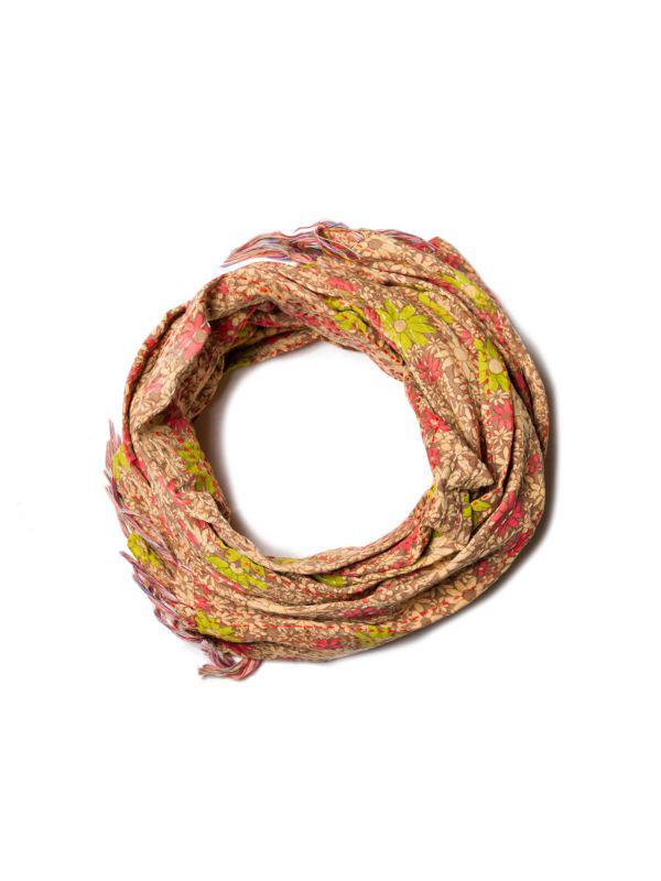 TAJ HOTEL Floral Kantha Embroidery Hand Crafted Scarf