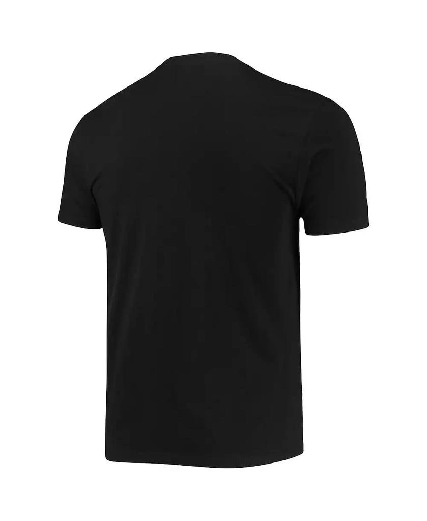 Junk Food Men's Black Pittsburgh Steelers Throwback T-shirt 4