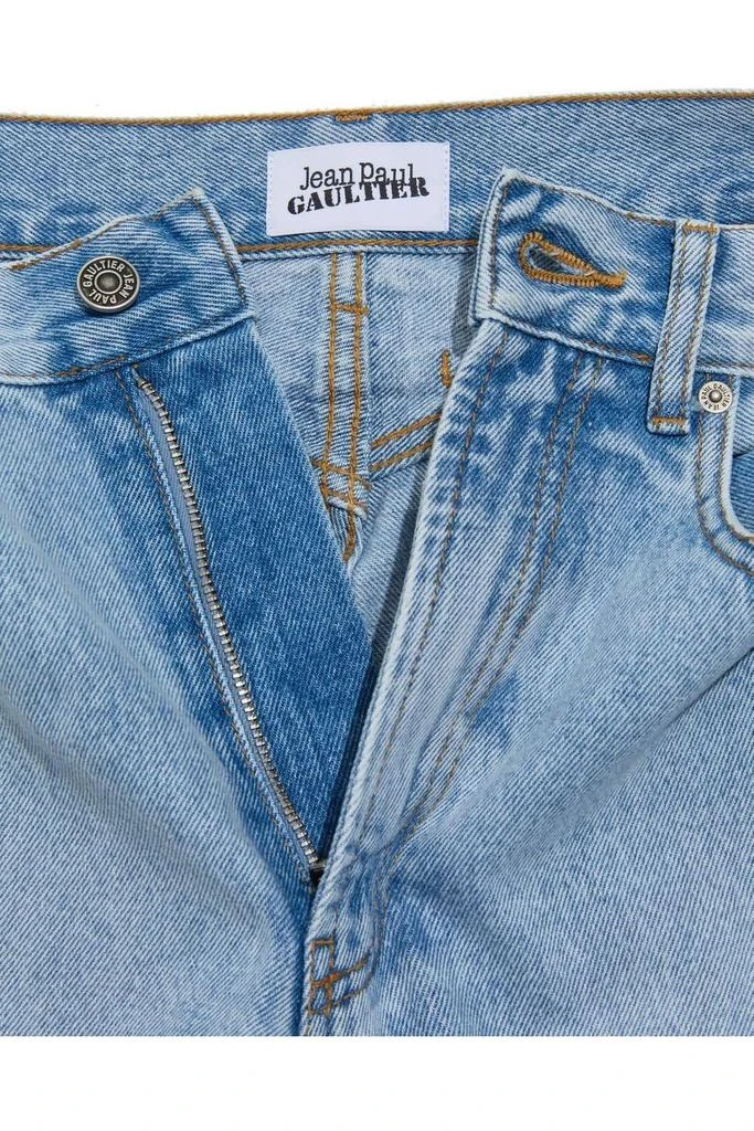 Jean Paul Gaultier Jean Paul Gaultier Screen Printed Logo Denim Pants 3