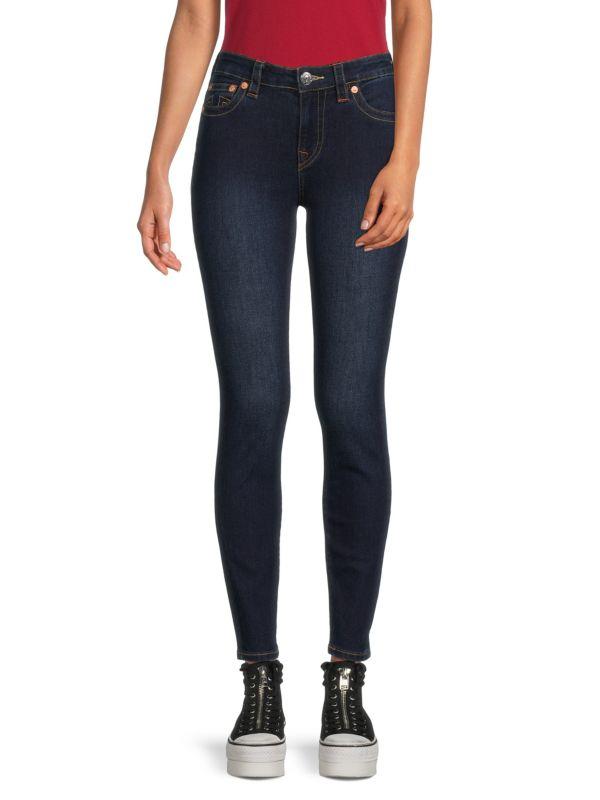 True Religion Jennie Mid Rise Skinny Jeans