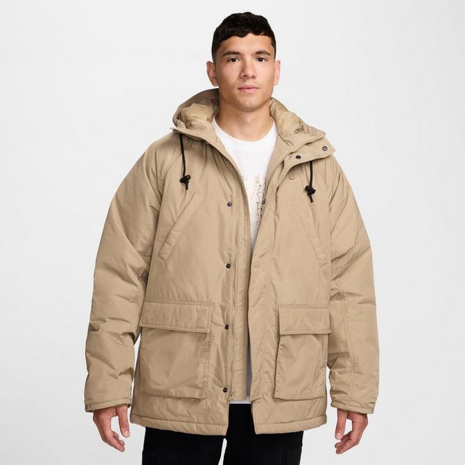 nike fleece lined parka