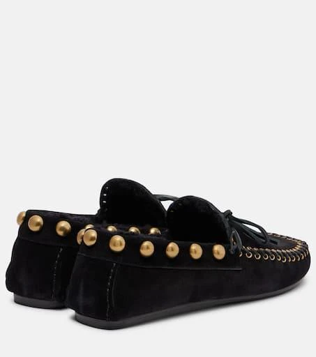 Isabel Marant Fitza studded suede loafers 2