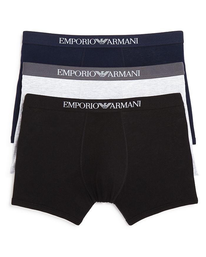 Emporio Armani Pure Cotton Boxer Briefs - Pack of 3