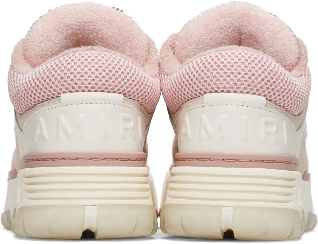 AMIRI Pink 
White MA-1 Sneakers 2