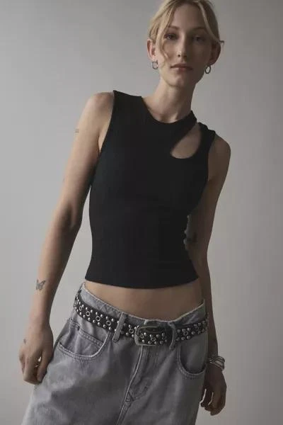 Urban Outfitters UO Cleo Asymmetrical Cutout Cropped Tank Top 3
